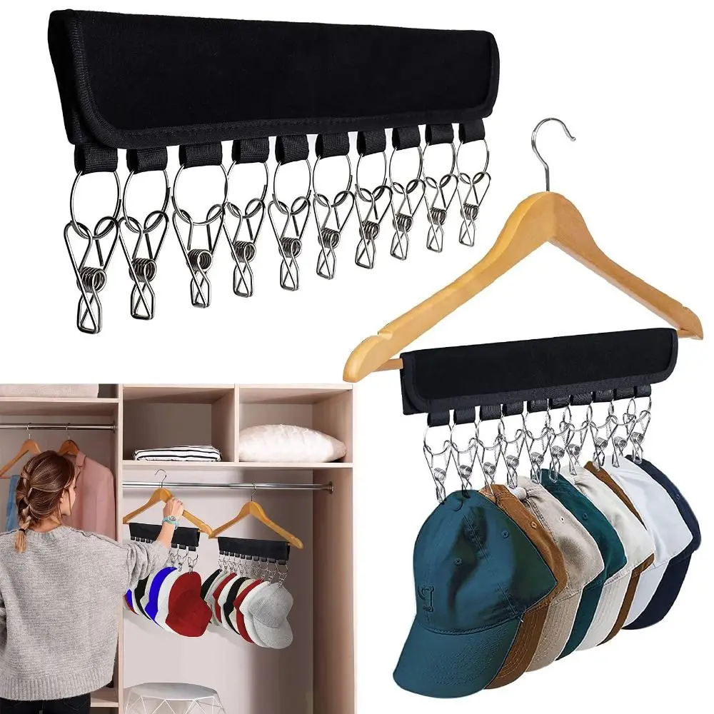 Portable 10-Clip Fabric Storage Clip Foldable Multifunctional Hat Storage Perforation-Free Self-Adhesive Organizer Holder Home
Portable 10-Clip Fabric Storage Clip Foldable Multifunctional Hat Storage Perforation-Free Self-Adhesive Organizer Holder Home