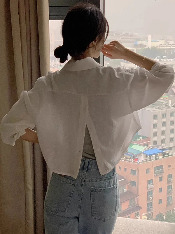 Spring 2026 Women's Long Sve irt Single Button Notch Collar Loose Fit Trendy Commute Sle Thin Material Pure Color
Spring 2026 Women's Long Sve irt Single Button Notch Collar Loose Fit Trendy Commute Sle Thin Material Pure Color