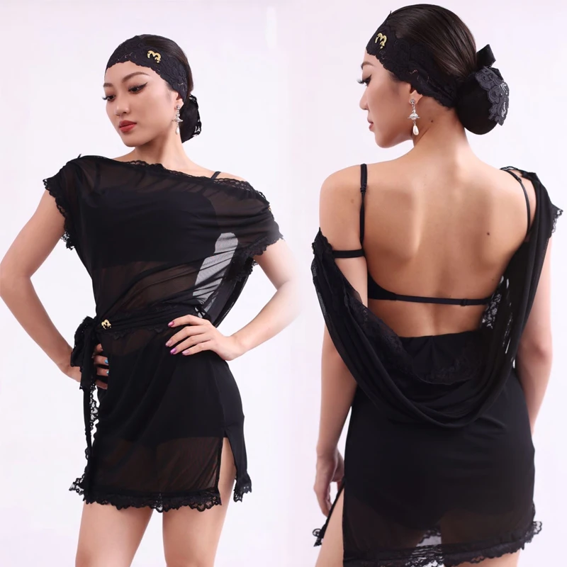 Irregular Sexy Mesh Latin Dance Dress Women'S Latin Dance Performance Clothes Adults Performance Practice Dresses SL10509
Irregular Sexy Mesh Latin Dance Dress Women'S Latin Dance Performance Clothes Adults Performance Practice Dresses SL10509