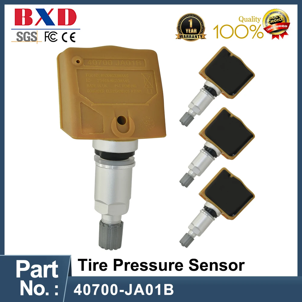 1/4PCS Tire Pressure Monitor System TPMS 40700-JA01B 40700JA01B For Nissan Pathfinder Altima Frontier M35 M45 FX35 FX45 QX56
1/4PCS Tire Pressure Monitor System TPMS 40700-JA01B 40700JA01B For Nissan Pathfinder Altima Frontier M35 M45 FX35 FX45 QX56