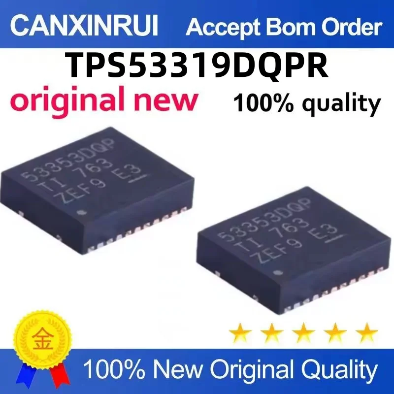 TPS53319DQP TPS53319DQPR 53319DQP QFN22 buck converter IC is new
TPS53319DQP TPS53319DQPR 53319DQP QFN22 buck converter IC is new