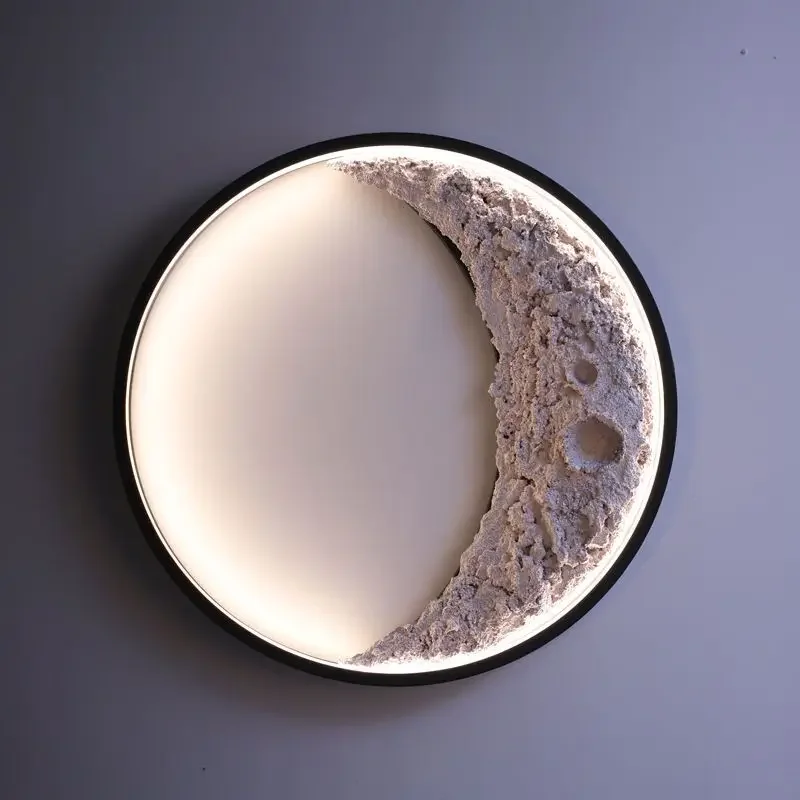 Modern Led Moon Wall Lamp Creative Corridor Mural Wall Accessories Lighting Living Room Bedroom Background Decorative Lamp
Modern Led Moon Wall Lamp Creative Corridor Mural Wall Accessories Lighting Living Room Bedroom Background Decorative Lamp