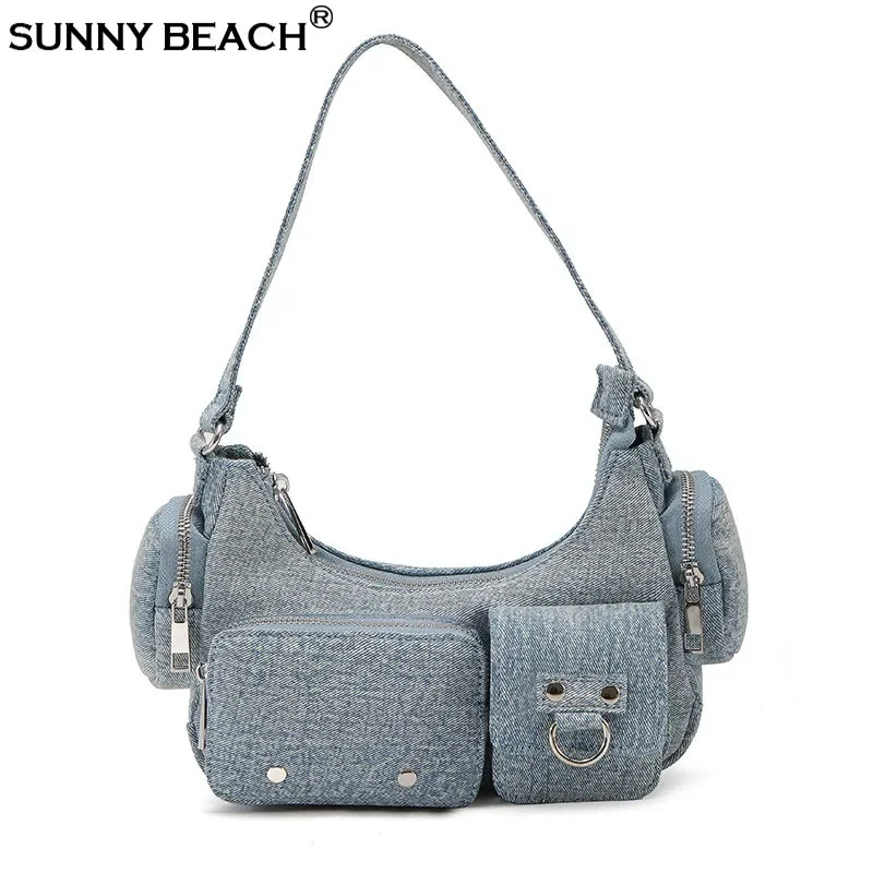 Fashion Denim Unique Shoulder Bag Women Casual Tote Small Sweet Purse Jeans Handbag
Fashion Denim Unique Shoulder Bag Women Casual Tote Small Sweet Purse Jeans Handbag