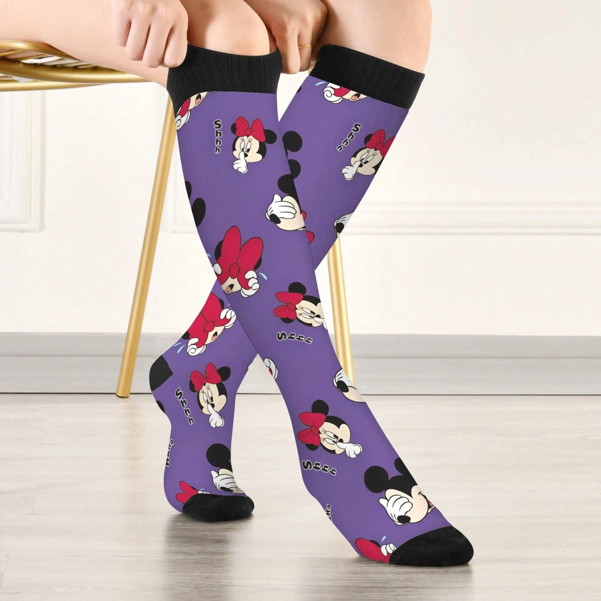 Novelty Mickey Minnie Print Women's Socks Comfortable Non-slip Warm Casual Socks Harajuku Retro Street Hip-Hop Socks Party Gift
Novelty Mickey Minnie Print Women's Socks Comfortable Non-slip Warm Casual Socks Harajuku Retro Street Hip-Hop Socks Party Gift