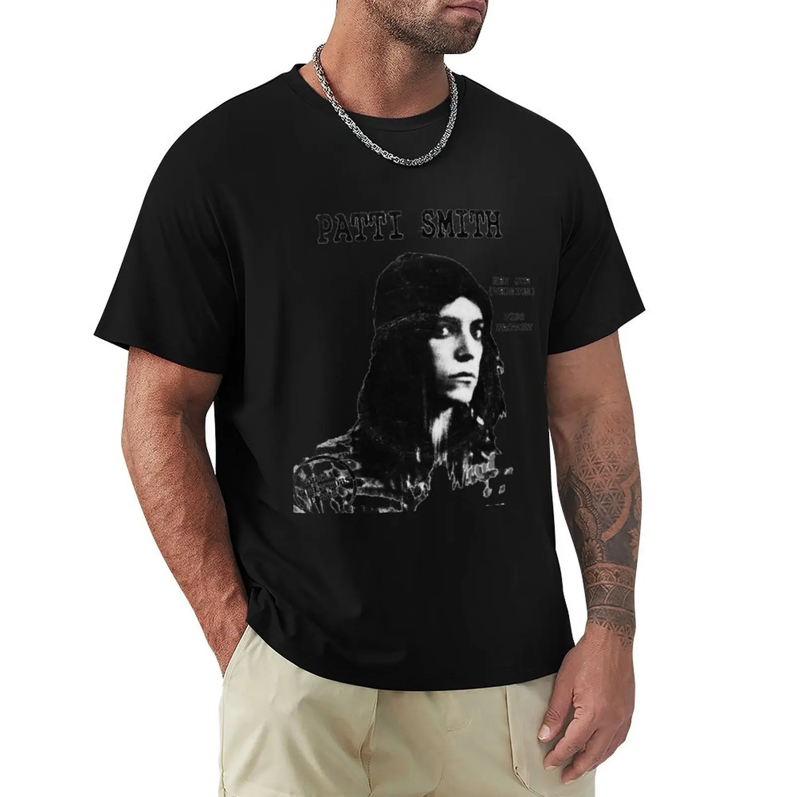 Patti Smith Lp T-Shirt football t shirt kawaii clothes mens cotton t shirts
Patti Smith Lp T-Shirt football t shirt kawaii clothes mens cotton t shirts
