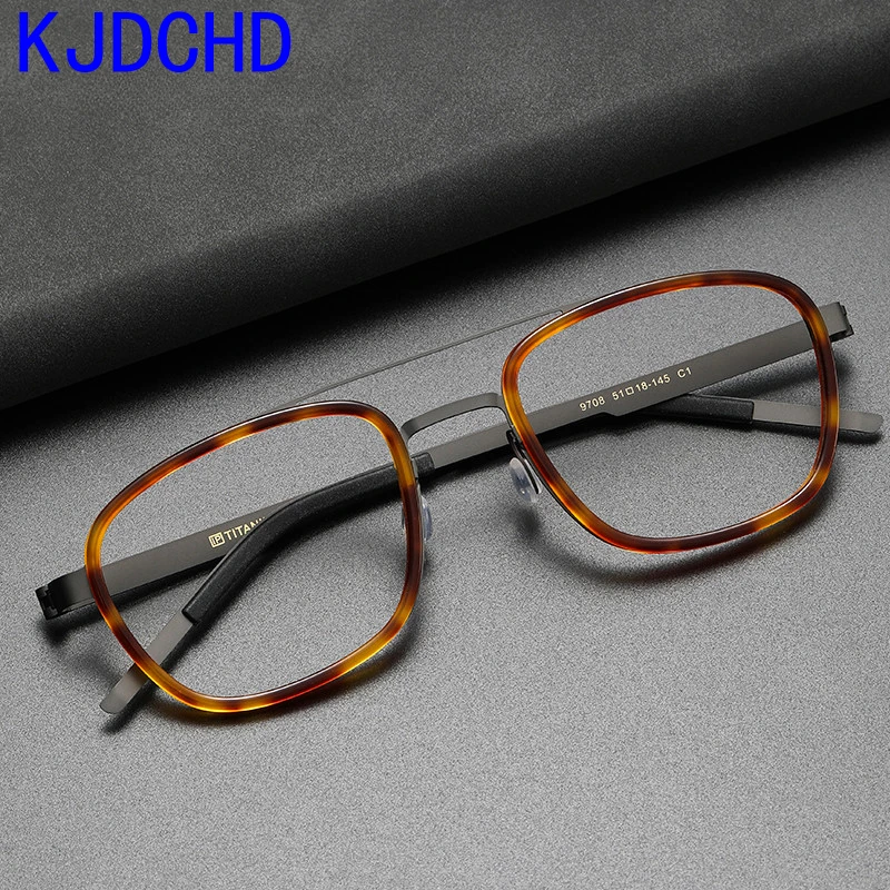 Brand Design Pure Titanium Glasses Frame for Men Women Metal Vintage Prescription Eyewear Myopia Optical Eyeglasses Spectacles
Brand Design Pure Titanium Glasses Frame for Men Women Metal Vintage Prescription Eyewear Myopia Optical Eyeglasses Spectacles