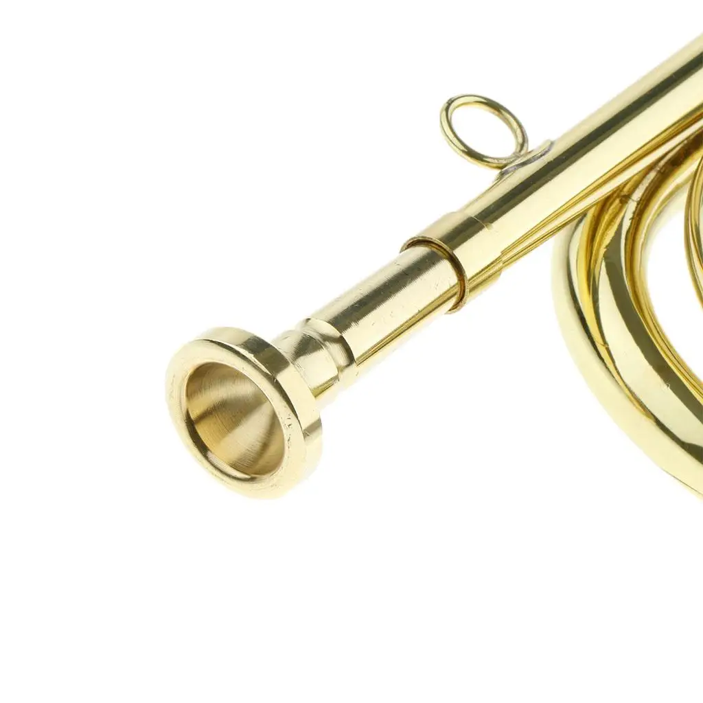 Brass Band Instruments Student Bugle Trumpet Gold Horn for Youth Children School Music Performance
Brass Band Instruments Student Bugle Trumpet Gold Horn for Youth Children School Music Performance