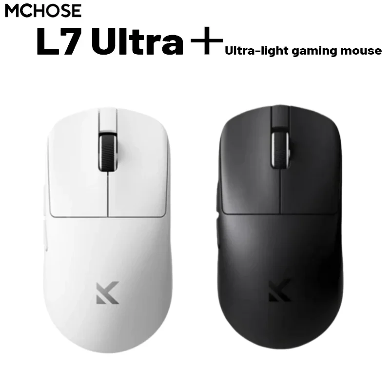 Беспроводная игровая мышь MCHOSE L7 Ultra+ (средний/большой размер) с сенсором Paw3950, три режима подключения, легкая, для офиса, двухрежимная, для ПК
Беспроводная игровая мышь MCHOSE L7 Ultra+ (средний/большой размер) с сенсором Paw3950, три режима подключения, легкая, для офиса, двухрежимная, для ПК