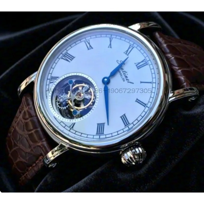 Da Qin Wang Jian Automatic tourbillon watch ST8002 movement watch. Tourbillon watch American alligator leather belt
Da Qin Wang Jian Automatic tourbillon watch ST8002 movement watch. Tourbillon watch American alligator leather belt