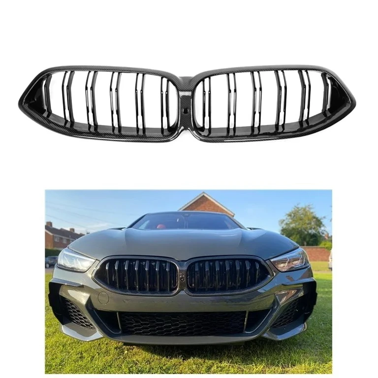 High Quality Carbon fiber double slat grille For 8 Series G14 G15 G16 2020+ M Style Front Bumper Grill
High Quality Carbon fiber double slat grille For 8 Series G14 G15 G16 2020+ M Style Front Bumper Grill