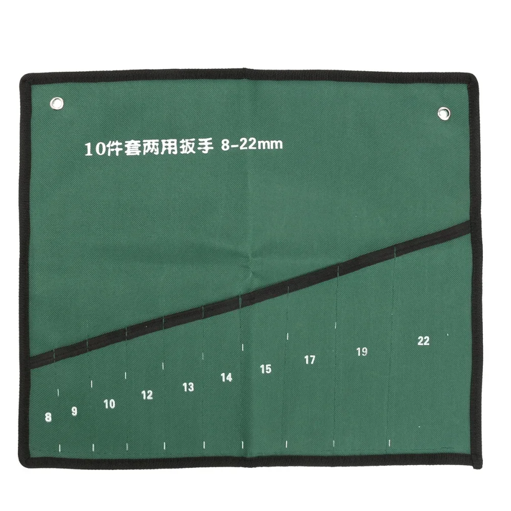 10/14 Pocket Bag Spanner Wrench Organizer Pouch 10Pcs Tool Set Canvas Roll Up Tools Storage Bag
10/14 Pocket Bag Spanner Wrench Organizer Pouch 10Pcs Tool Set Canvas Roll Up Tools Storage Bag