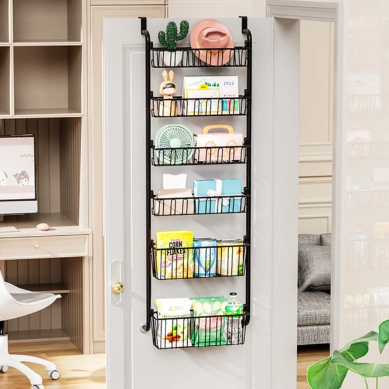 Firm Hanging basket rack behind the door Household multi-layer non-punching storage basket Kitchen bathroom sundries basket
Firm Hanging basket rack behind the door Household multi-layer non-punching storage basket Kitchen bathroom sundries basket