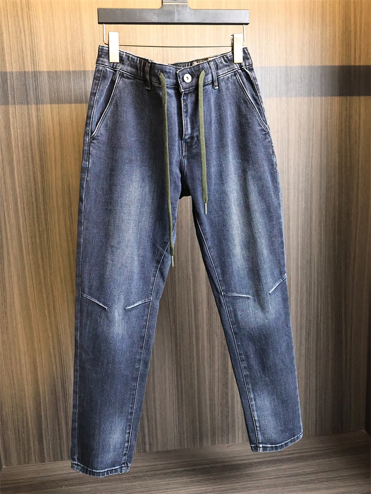 Мужские прямые джинсы H-Sle, хлопковые эластичные джинсовые брюки, удобные брюки, осенняя мода, повседневные современные брюки
Мужские прямые джинсы H-Sle, хлопковые эластичные джинсовые брюки, удобные брюки, осенняя мода, повседневные современные брюки