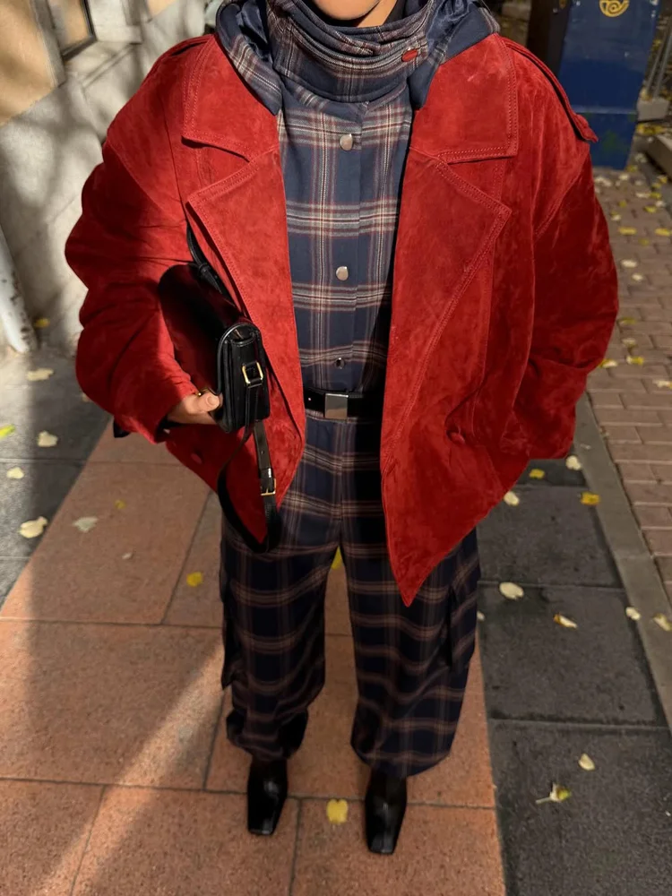 Fashion Plaid Hooded Long Pants Set Women Chic Lapel Long Sleeve Loose Shirt Lantern Pants Pocket Lady 2026 Spring Street Outfit
Fashion Plaid Hooded Long Pants Set Women Chic Lapel Long Sleeve Loose Shirt Lantern Pants Pocket Lady 2026 Spring Street Outfit