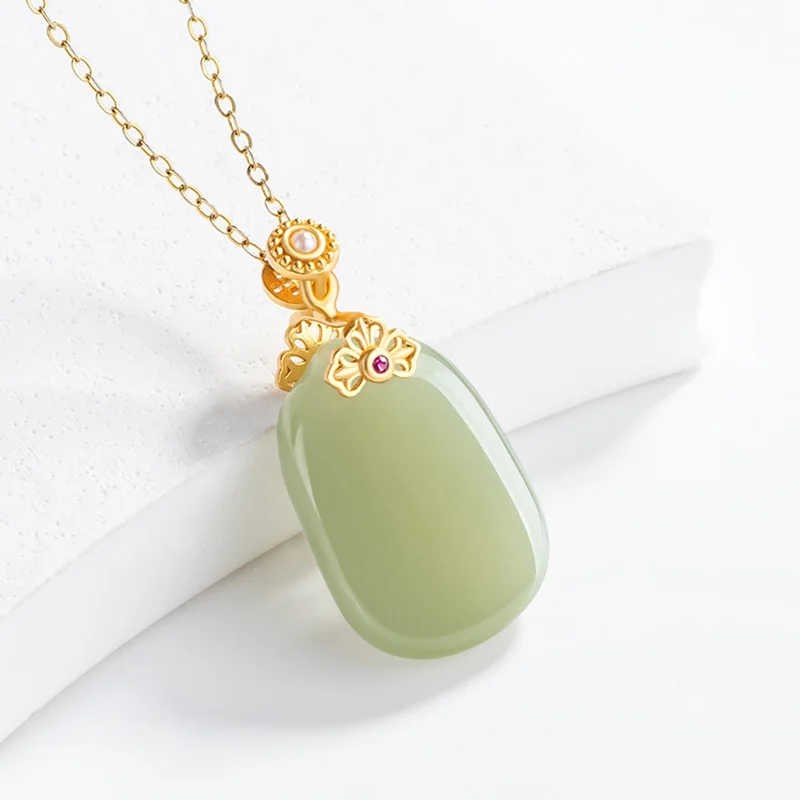 Natural Old Hotan Jade Sapphire Medallion Pendant Authentic S925 Silver Jade Charms Men's Necklace Women's Jewelry Drop Shipping
Natural Old Hotan Jade Sapphire Medallion Pendant Authentic S925 Silver Jade Charms Men's Necklace Women's Jewelry Drop Shipping