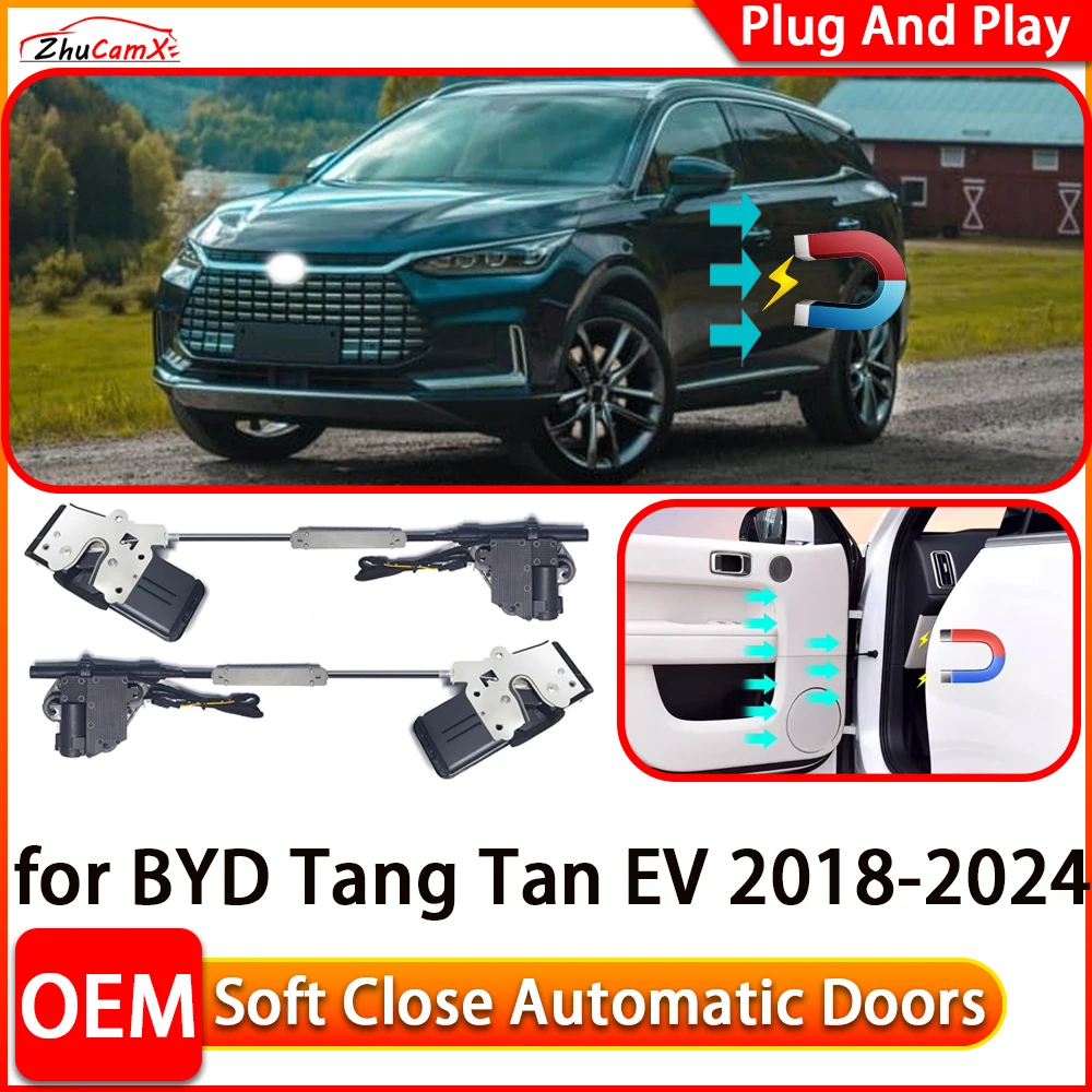 ZhuCamX for BYD Tang Tan EV 2018-2024 Car Automatic Electric Soft Close Door Closer Power Closing Door Comfort Closing System
ZhuCamX for BYD Tang Tan EV 2018-2024 Car Automatic Electric Soft Close Door Closer Power Closing Door Comfort Closing System