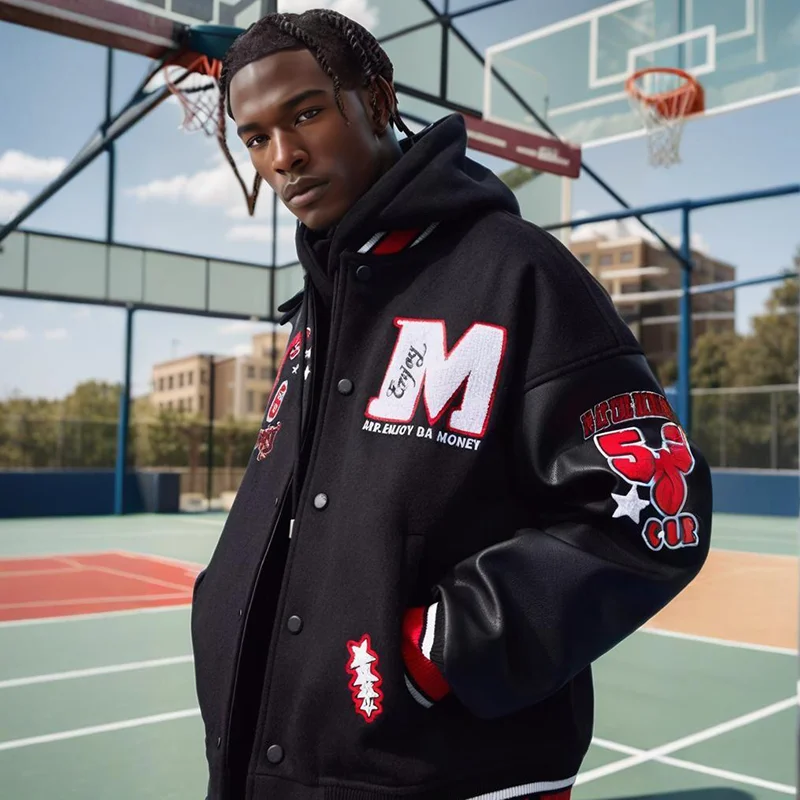 Streetwear Bomber Jacket Men Y2K Hip Hop Letter Embroidered Leather Retro Jacket Motorcycle Wear Baseball Jackets Zipper Coats
Streetwear Bomber Jacket Men Y2K Hip Hop Letter Embroidered Leather Retro Jacket Motorcycle Wear Baseball Jackets Zipper Coats