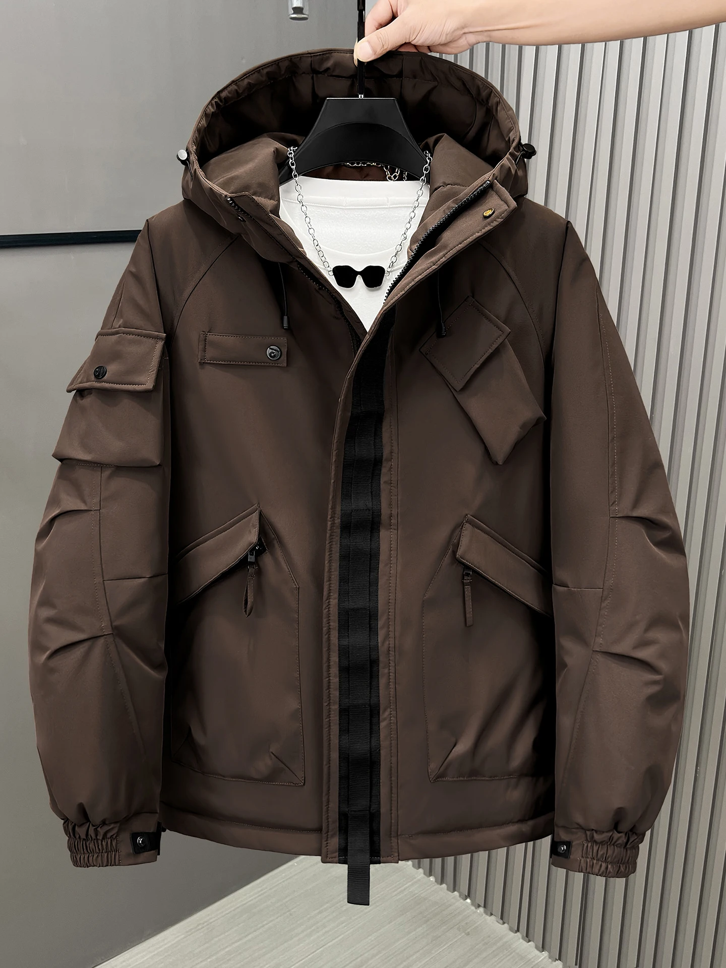 Мужская очень теплая зимняя хлопковая куртка с начесом, утепленная, ветрозащитная, рабочая, с длинными рукавами, на молнии, цветная
Мужская очень теплая зимняя хлопковая куртка с начесом, утепленная, ветрозащитная, рабочая, с длинными рукавами, на молнии, цветная