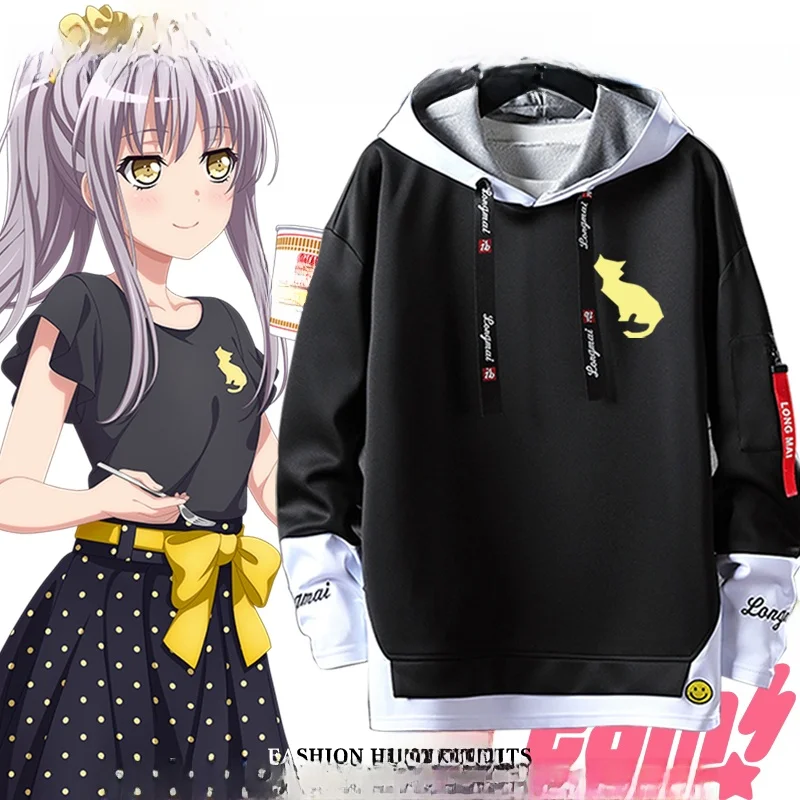 Толстовка Roselia с капюшоном, унисекс, молодежная, модная, повседневная, свободного кроя, с длинными рукавами, из смесового полиэстера и спандекса, с принтом для косплея
Толстовка Roselia с капюшоном, унисекс, молодежная, модная, повседневная, свободного кроя, с длинными рукавами, из смесового полиэстера и спандекса, с принтом для косплея