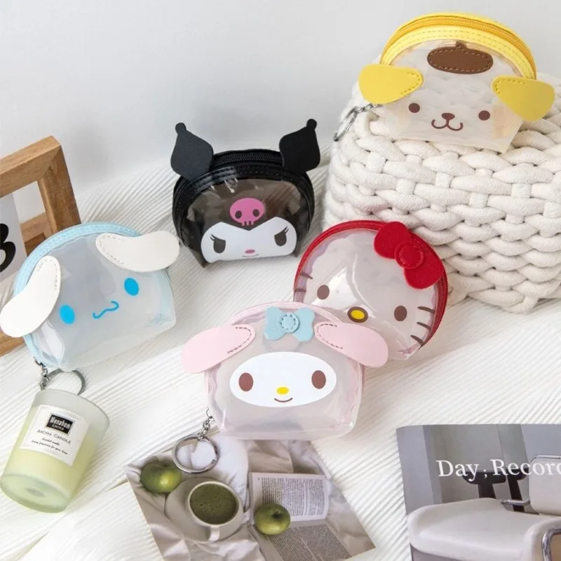 Hello Kitty Bag Japanese Style Transparent Storage Wallet Cute Versatile Mini Student Delicate Fashion Convenient Keychain Bag
Hello Kitty Bag Japanese Style Transparent Storage Wallet Cute Versatile Mini Student Delicate Fashion Convenient Keychain Bag