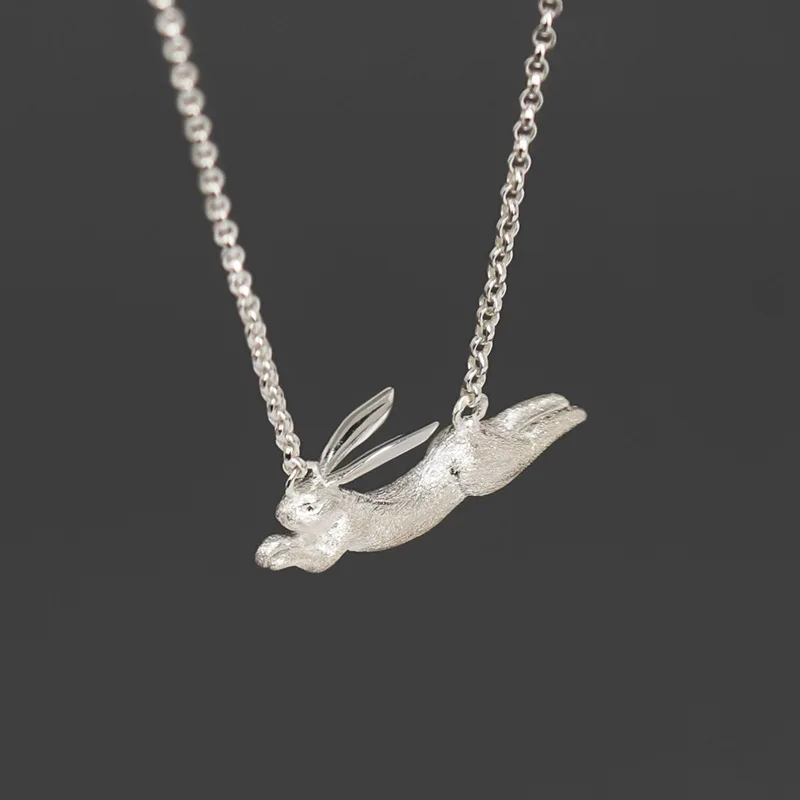 Cute Flying Rabbit 925 Sterling Silver Necklace for Woman Wedding Fine Jewely
Cute Flying Rabbit 925 Sterling Silver Necklace for Woman Wedding Fine Jewely