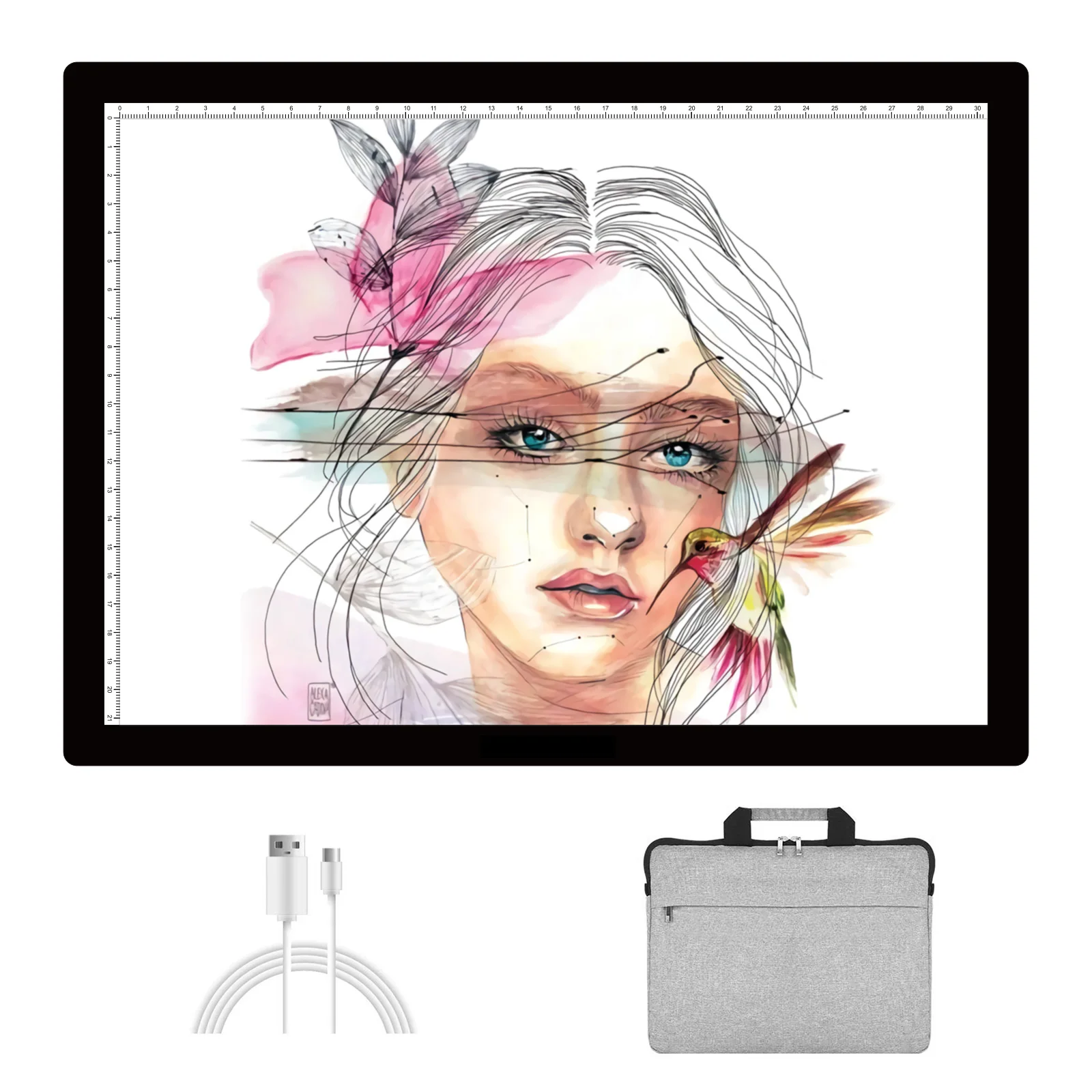LED Light Pad, ELICE A4 Wireless Battery Powered Light Pad Artcraft Tracing Pad Light Box Dimmable Brightness Rechargeable Light
LED Light Pad, ELICE A4 Wireless Battery Powered Light Pad Artcraft Tracing Pad Light Box Dimmable Brightness Rechargeable Light