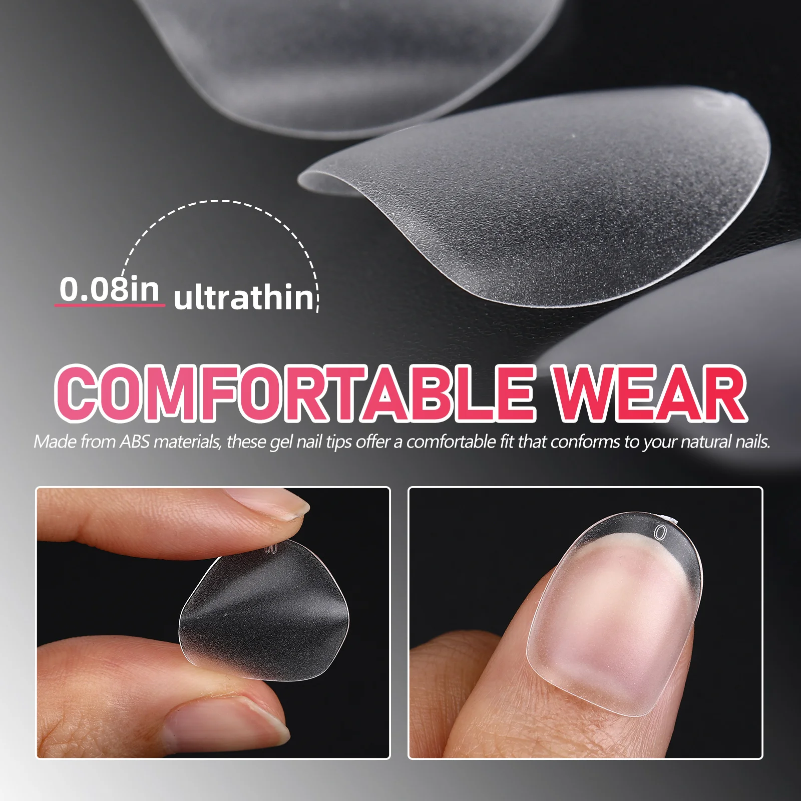 Wearing Patch Fake Nails Clear False Short Full Coverage Detachable Tips Transparent Press On Women Short Round Nail Tips
Wearing Patch Fake Nails Clear False Short Full Coverage Detachable Tips Transparent Press On Women Short Round Nail Tips