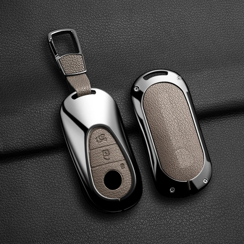 Zinc Alloy Leather Car Key Case Cover For Mercedes Benz C E S Class W206 W223 W214 GLA GLB GLC CLA CLS E300 S450 S580 S500
Zinc Alloy Leather Car Key Case Cover For Mercedes Benz C E S Class W206 W223 W214 GLA GLB GLC CLA CLS E300 S450 S580 S500