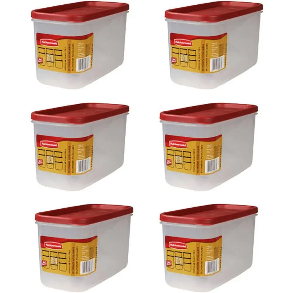 10-Cup Clear Dry Food Storage Container with Graduation Marks, Pack of 6
10-Cup Clear Dry Food Storage Container with Graduation Marks, Pack of 6