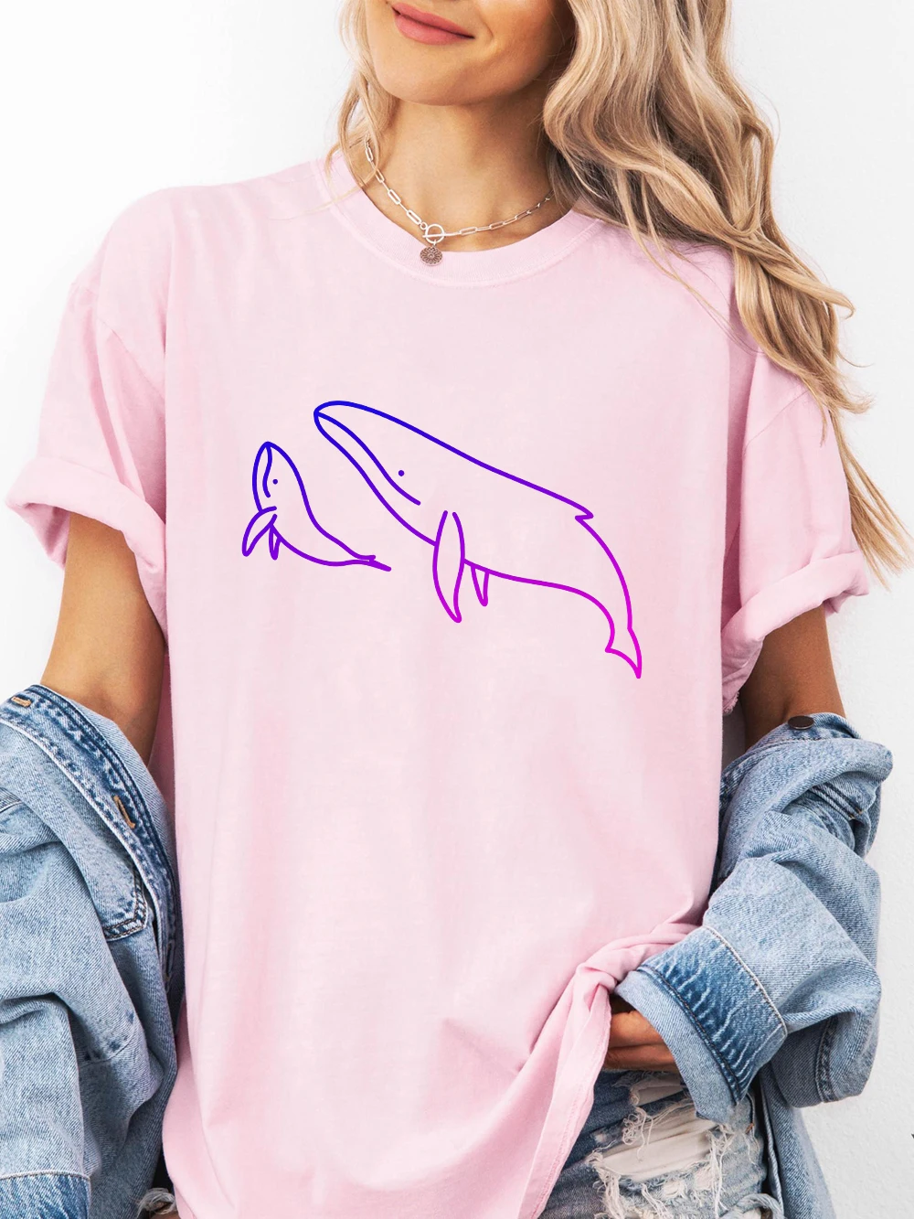 Whale Doodle Printing T-Shirts Womens Summer Cotton Short Sleeve Tees O-Neck Comfortable Oversized Tops Casual Womans Clothes
Whale Doodle Printing T-Shirts Womens Summer Cotton Short Sleeve Tees O-Neck Comfortable Oversized Tops Casual Womans Clothes