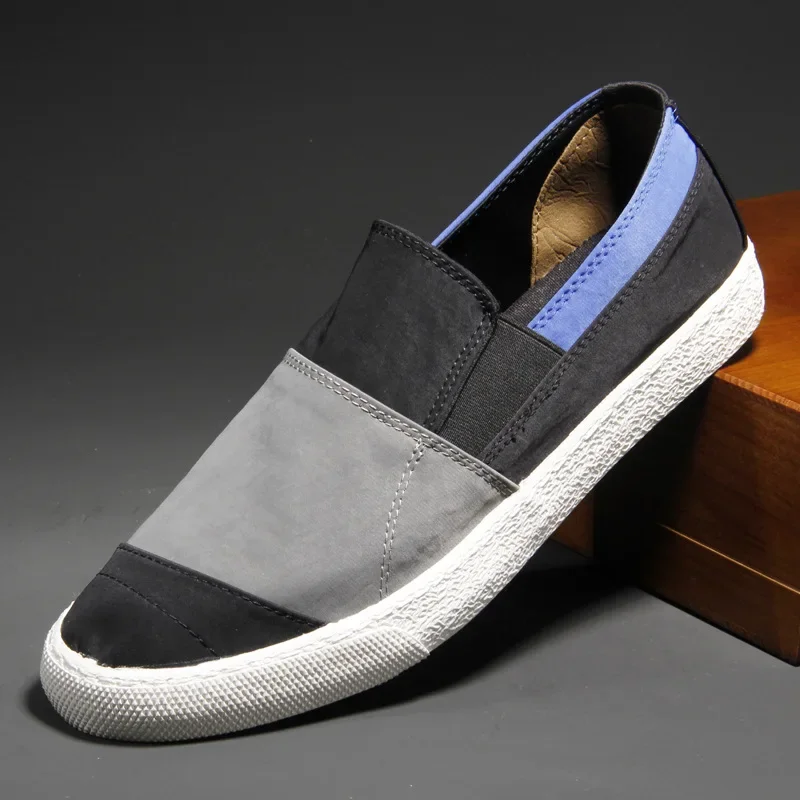 New Men Canvas Casual Shoes Spring Summer Mixed Colors Flat Skate Shoes Youth Street Cool Slip-on Loafers
New Men Canvas Casual Shoes Spring Summer Mixed Colors Flat Skate Shoes Youth Street Cool Slip-on Loafers