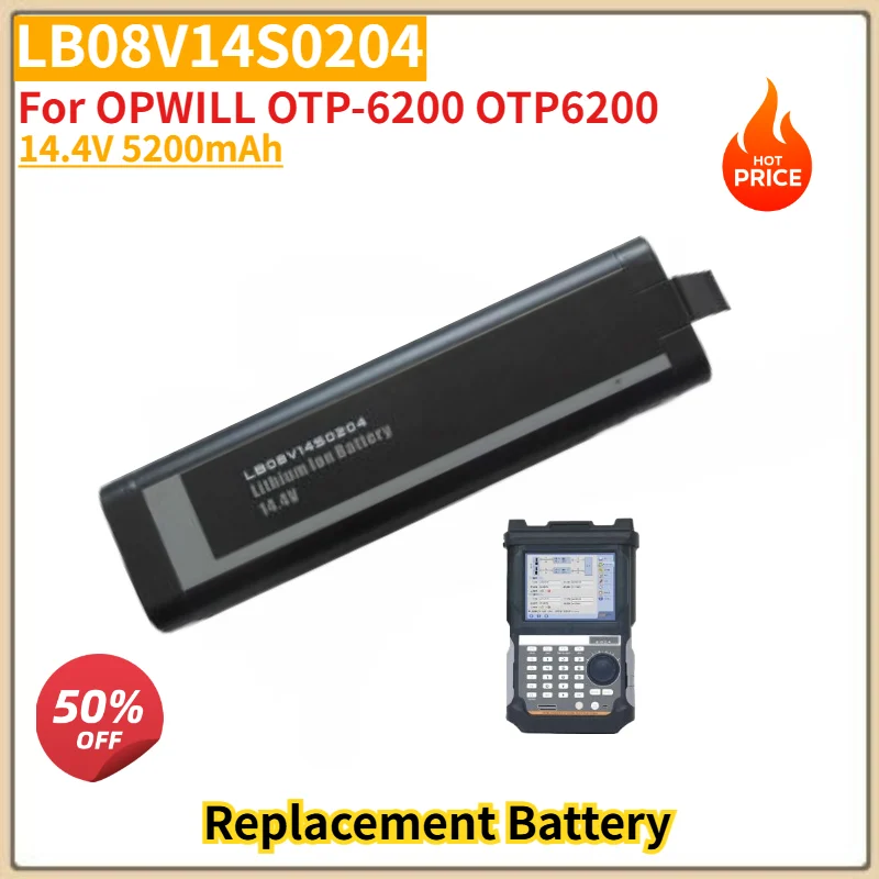 100% New High Quality LB08V14S0204 Replacement Battery 14.4V 5200mAh for OPWILL OTP-6200 OTP6200
100% New High Quality LB08V14S0204 Replacement Battery 14.4V 5200mAh for OPWILL OTP-6200 OTP6200