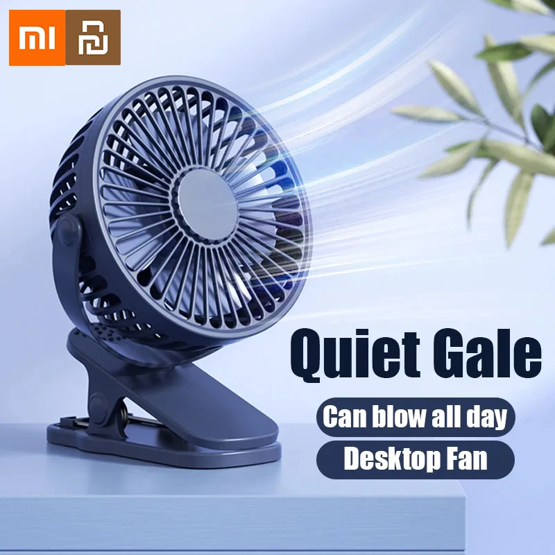 Портативный USB-мини-ручной вентилятор Xiaomi с зажимом, удобный и ультра-тихий электрический вентилятор, перезаряжаемый студенческий небольшой охлаждающий вентилятор
Портативный USB-мини-ручной вентилятор Xiaomi с зажимом, удобный и ультра-тихий электрический вентилятор, перезаряжаемый студенческий небольшой охлаждающий вентилятор