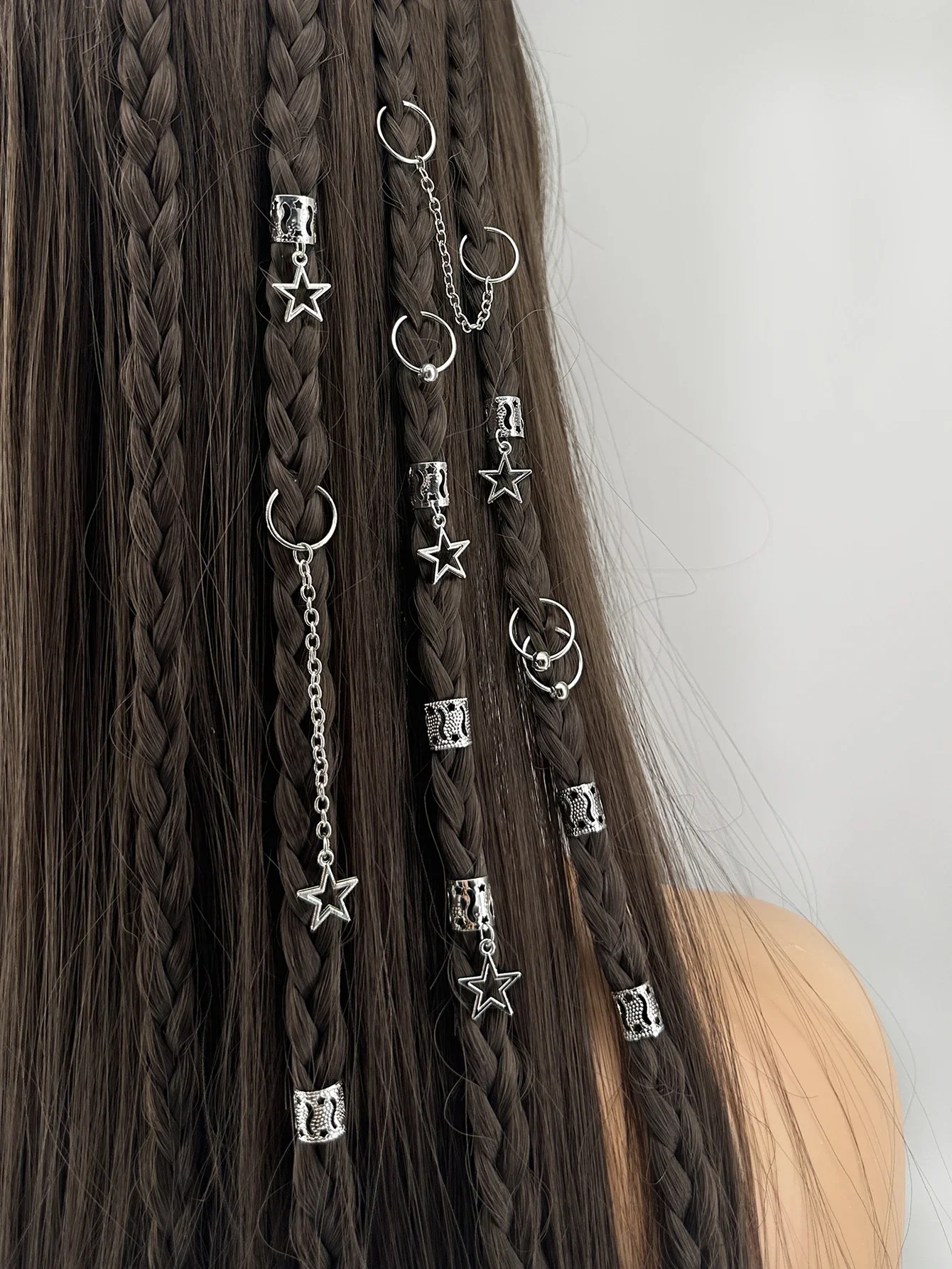 32pcs Star Dreadlock Hair Braids Cuffs and Braid Decorations Hair Accessories Loc Hair Jewelry for Braids for Women
32pcs Star Dreadlock Hair Braids Cuffs and Braid Decorations Hair Accessories Loc Hair Jewelry for Braids for Women