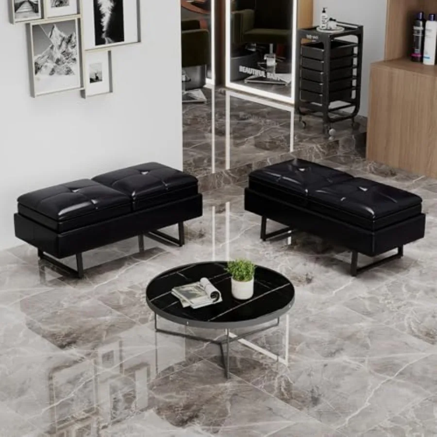4-Seat Waiting Room Bench - 2Pcs Office Waiting Room Chairs PU Leather Benches Modern Entryway Bench with Thickened Cushion for
4-Seat Waiting Room Bench - 2Pcs Office Waiting Room Chairs PU Leather Benches Modern Entryway Bench with Thickened Cushion for