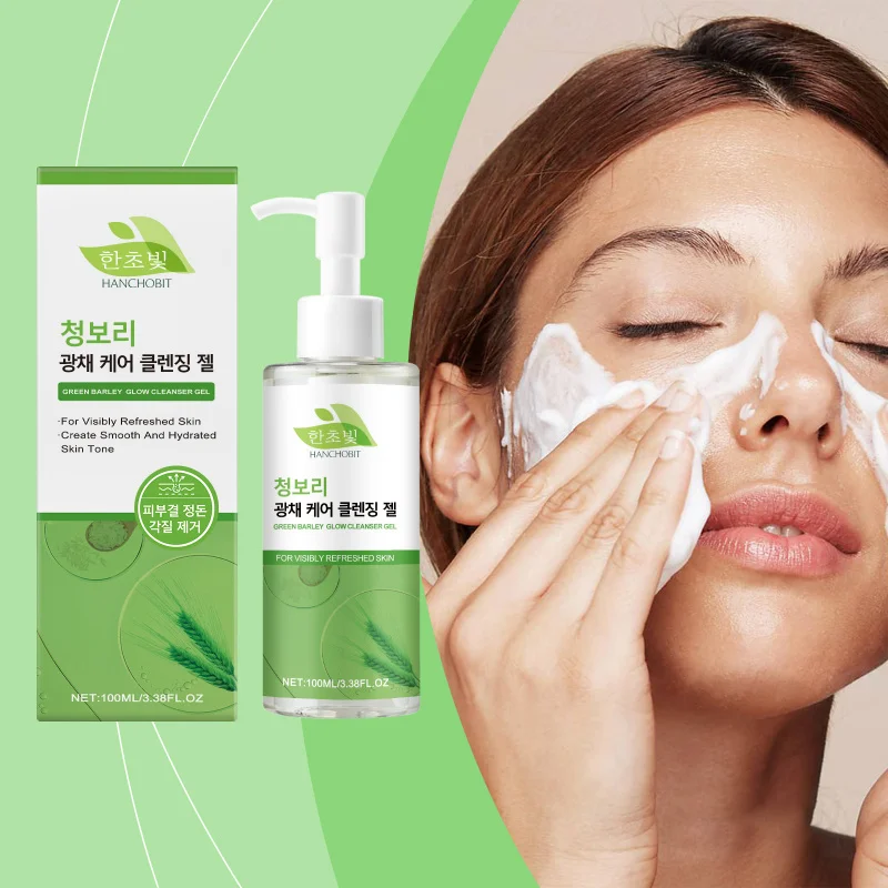 Green Barley Cleansing Gel, Barley Gentle Formula, Hydrating Skincare, Delicate And Clean Facial Gel For Daily Use
Green Barley Cleansing Gel, Barley Gentle Formula, Hydrating Skincare, Delicate And Clean Facial Gel For Daily Use