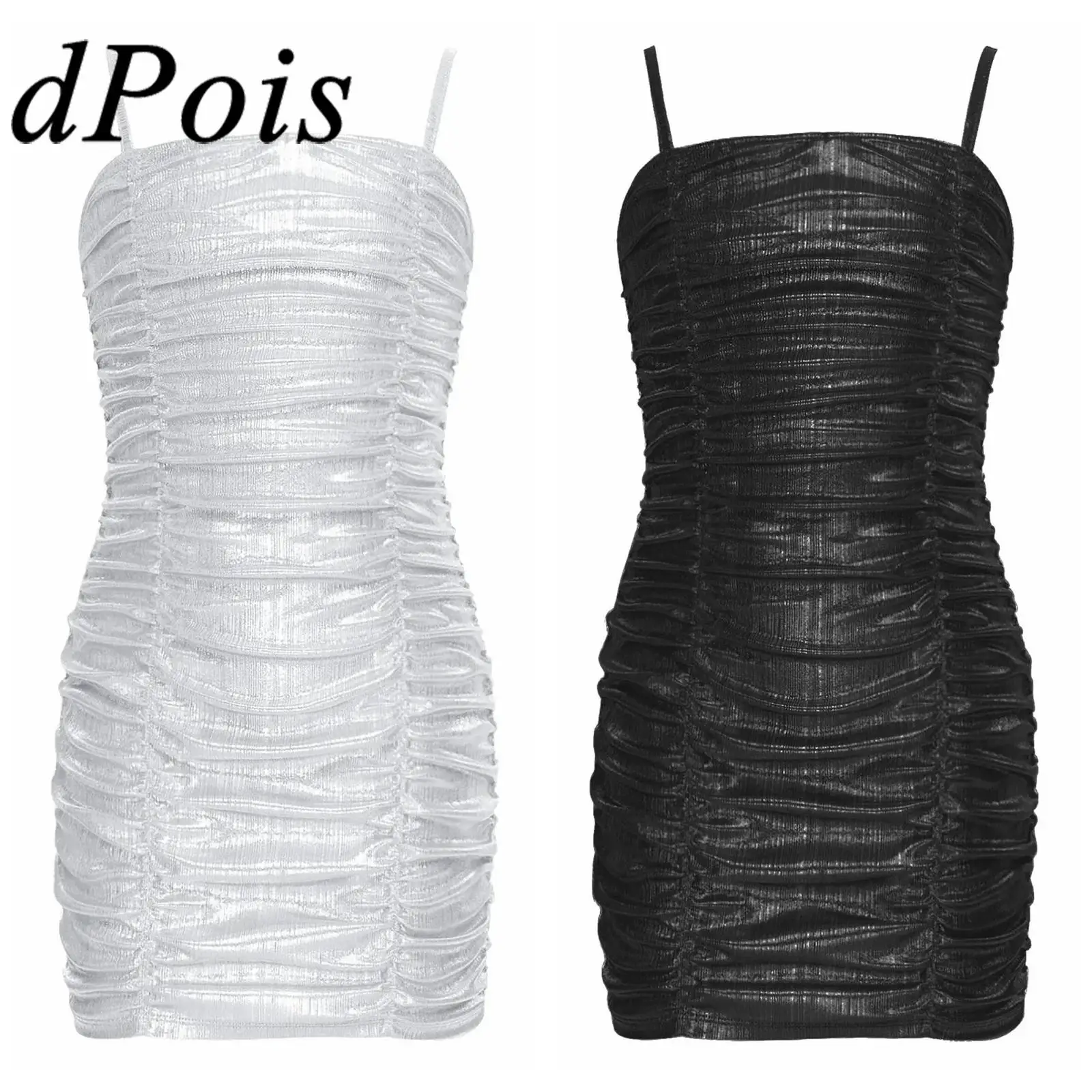 Kids Party Mini Dress Girls Prom Dress Spaghetti Strap Ruched Shimmer Shiny Prom Pageant Gown Mainstream Festival Costumes
Kids Party Mini Dress Girls Prom Dress Spaghetti Strap Ruched Shimmer Shiny Prom Pageant Gown Mainstream Festival Costumes