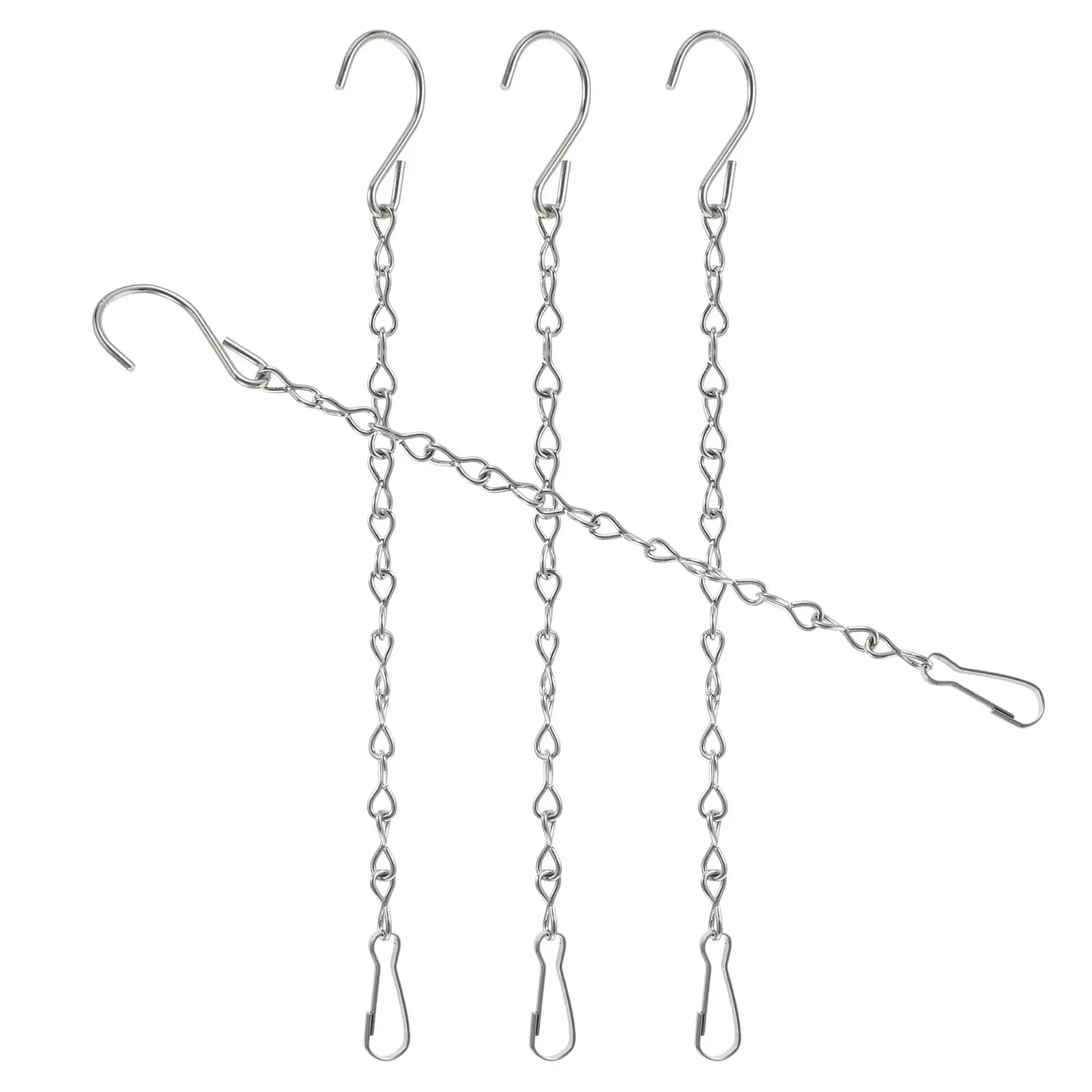 4pcs Hanging Pot Chain Durable Iron for Plants Decorative with Hooks Strong Load Capacity Versatile Design Silver Metal Sling
4pcs Hanging Pot Chain Durable Iron for Plants Decorative with Hooks Strong Load Capacity Versatile Design Silver Metal Sling