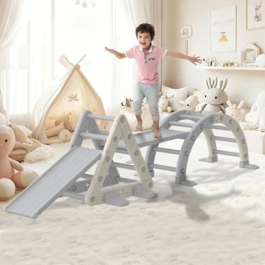 Toddler Climbing Toys Indoor Durable HDPE and PP Plastic Baby Climbing Set with Arch Ramp Ladder and Slide Indoor Playground Ju
Toddler Climbing Toys Indoor Durable HDPE and PP Plastic Baby Climbing Set with Arch Ramp Ladder and Slide Indoor Playground Ju