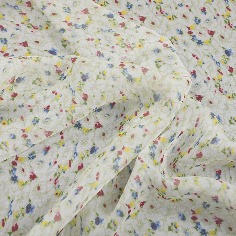 Silk Fabric,135CM Wide 8MM Thin Silk Georgette Fabric With Lovely Floral Printed for Summer Dress Pants Shirt Soft Fabric R254
Silk Fabric,135CM Wide 8MM Thin Silk Georgette Fabric With Lovely Floral Printed for Summer Dress Pants Shirt Soft Fabric R254