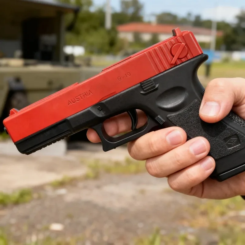 Empty Warehouse Hanging G17 Clock Soft Bullet Gun Under Load Children's Simulation Training Model Toy Hand Small Gun
Empty Warehouse Hanging G17 Clock Soft Bullet Gun Under Load Children's Simulation Training Model Toy Hand Small Gun