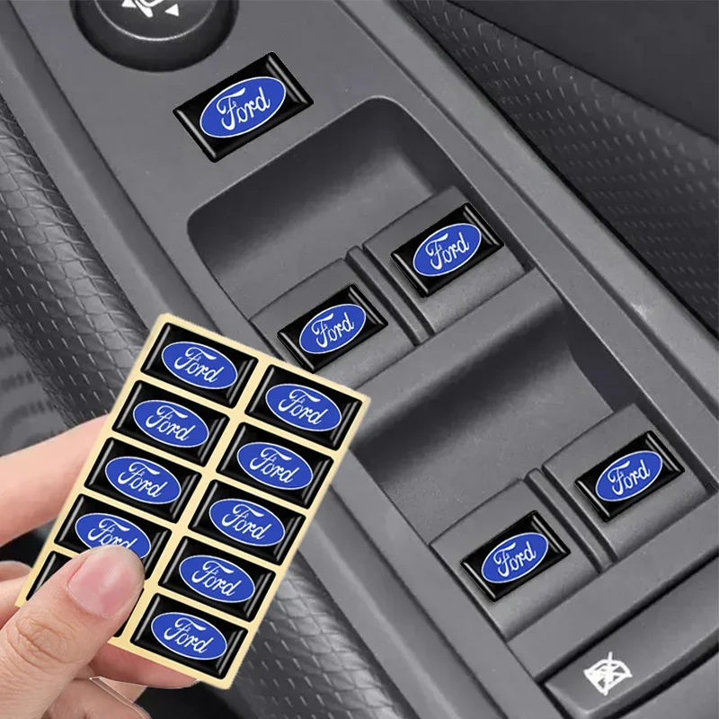 10Pcs Ford Focus Mondeo Edge Ecosport Ranger Fiesta Fusion Kuga Car Interior 3D Epoxy Resin Badge Stickers Decorate Accessories
10Pcs Ford Focus Mondeo Edge Ecosport Ranger Fiesta Fusion Kuga Car Interior 3D Epoxy Resin Badge Stickers Decorate Accessories