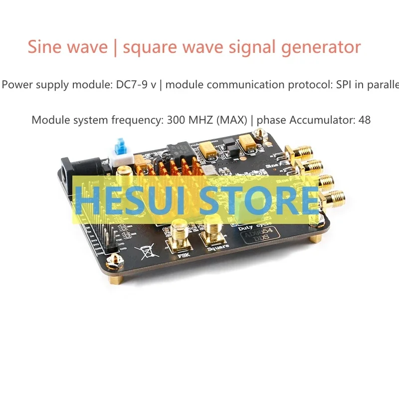 AD9854 High speed DDS module signal source generator module sine wave square wave signal generator driver board
AD9854 High speed DDS module signal source generator module sine wave square wave signal generator driver board
