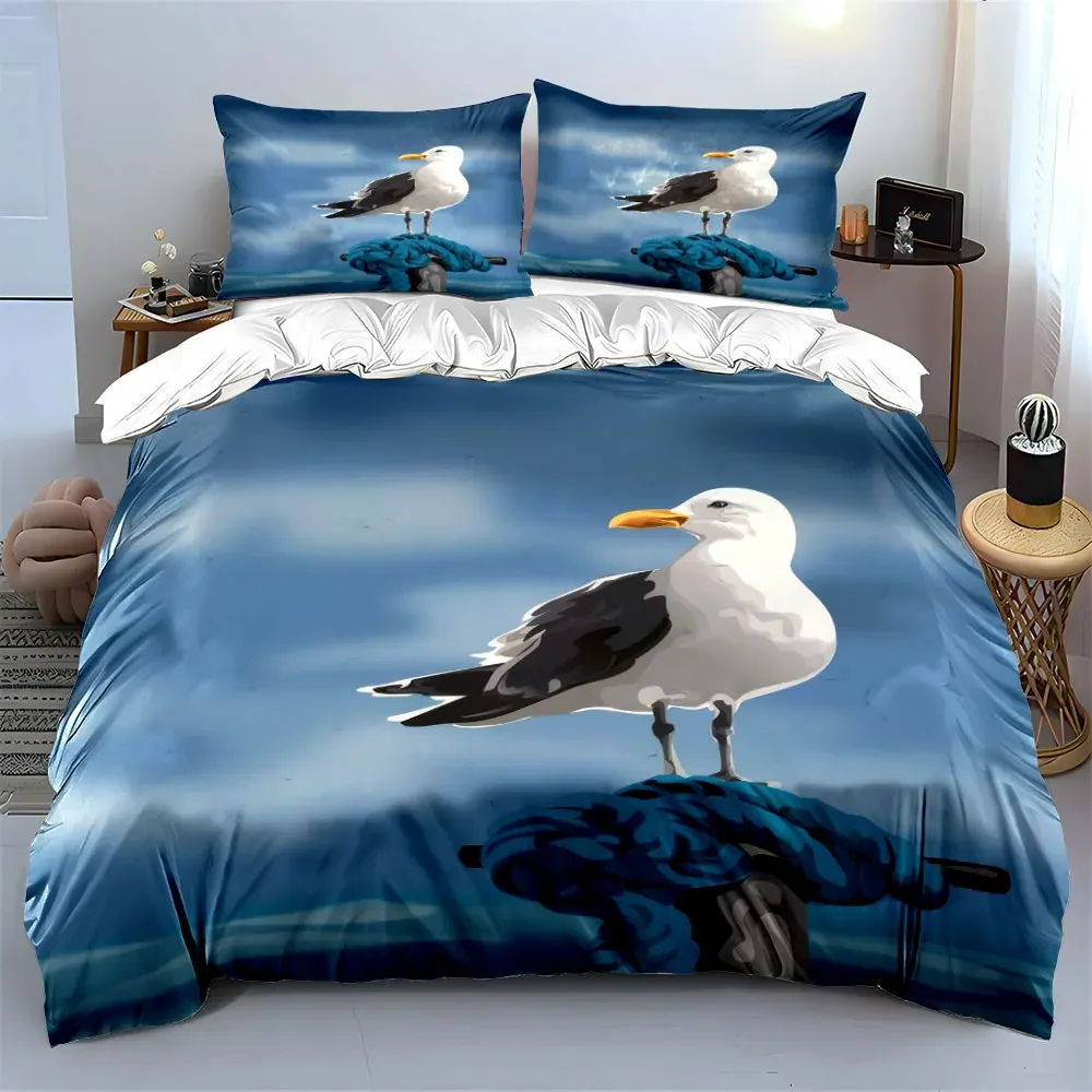 Seaside Birds Decorative Set Soft Comfortable Duvet Cover Bedding Set Included 1*Duvet Cover & 2*Pillowcases, gift
Seaside Birds Decorative Set Soft Comfortable Duvet Cover Bedding Set Included 1*Duvet Cover & 2*Pillowcases, gift