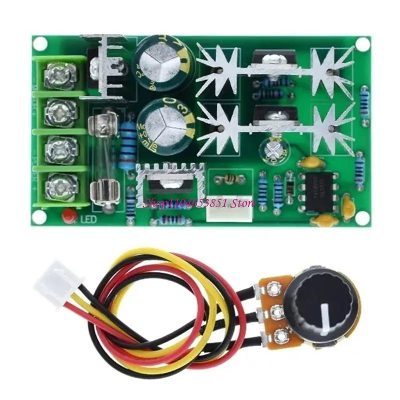 20A High Torques Motor Drives Module Supporting 12V 24V 36V 48V Ranges and Overcurrent Protections