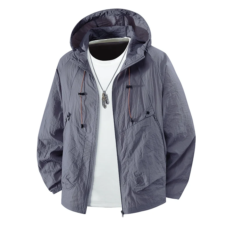 UPF 50+ UV Protection Windbreaker Lightweight Sun Protective Hooded Jacket Quick Dry Outdoor Breathable Men's Fishing Hoodie
UPF 50+ UV Protection Windbreaker Lightweight Sun Protective Hooded Jacket Quick Dry Outdoor Breathable Men's Fishing Hoodie