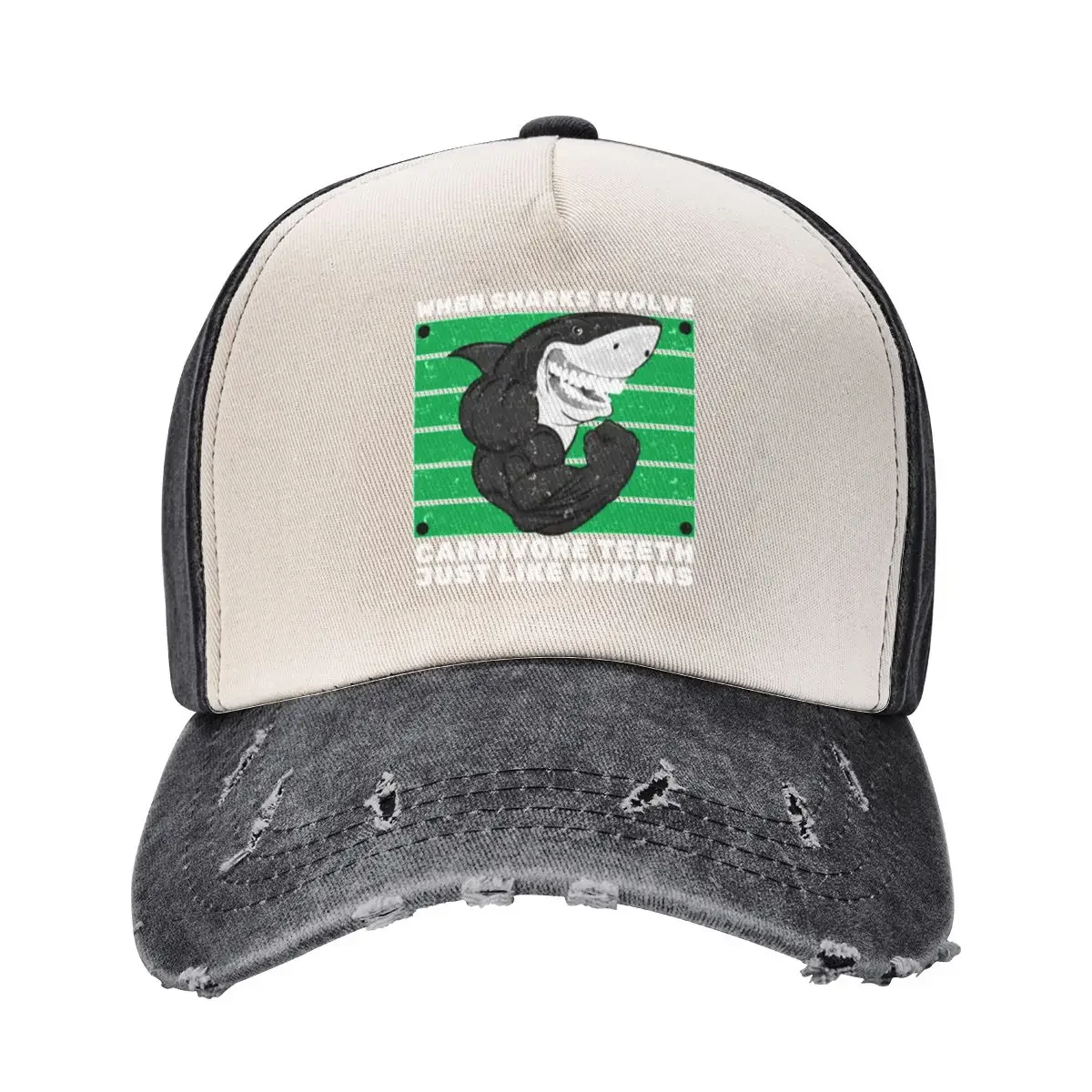 When sharks evolve carnivore teeth just like humans Funny Shark Memes Funny shark pictures shark with human teeth f Baseball Cap
When sharks evolve carnivore teeth just like humans Funny Shark Memes Funny shark pictures shark with human teeth f Baseball Cap