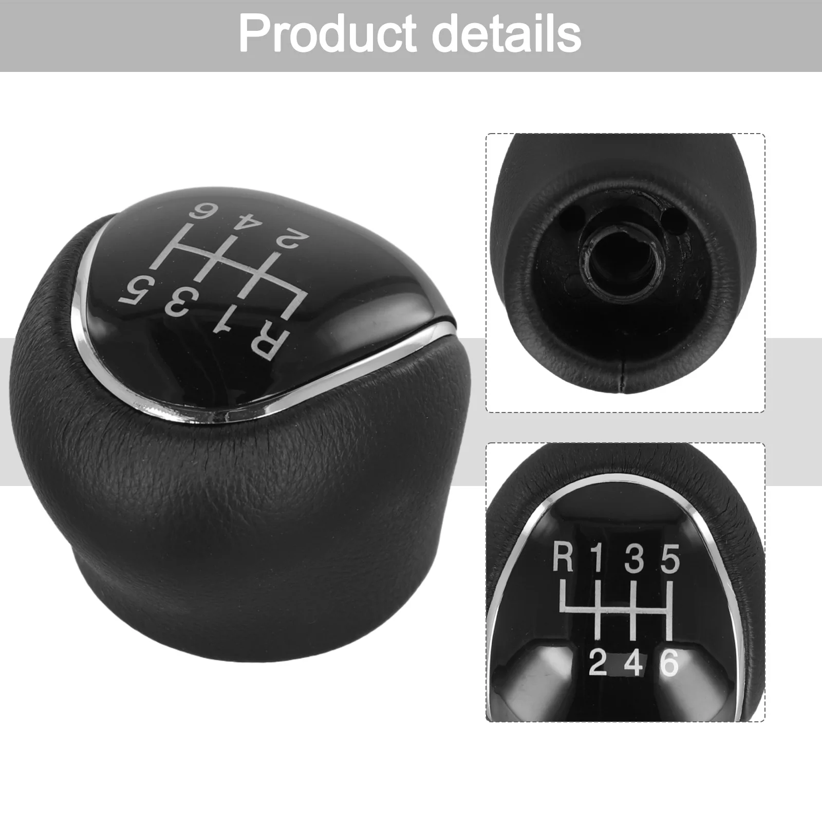 Size As The Picture Shows Black Gear Shift Knob Enhances Driving Experience PU Leather Plastic Precise Gear Shifting
Size As The Picture Shows Black Gear Shift Knob Enhances Driving Experience PU Leather Plastic Precise Gear Shifting