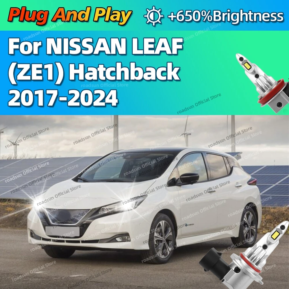 2/4Pcs LED Bulb Headlight Wireless 160W Auto Light Lamp 6000K For NISSAN LEAF ZE1 Hatchback 2017-2024 2018 2019 2020 2021 2022
2/4Pcs LED Bulb Headlight Wireless 160W Auto Light Lamp 6000K For NISSAN LEAF ZE1 Hatchback 2017-2024 2018 2019 2020 2021 2022