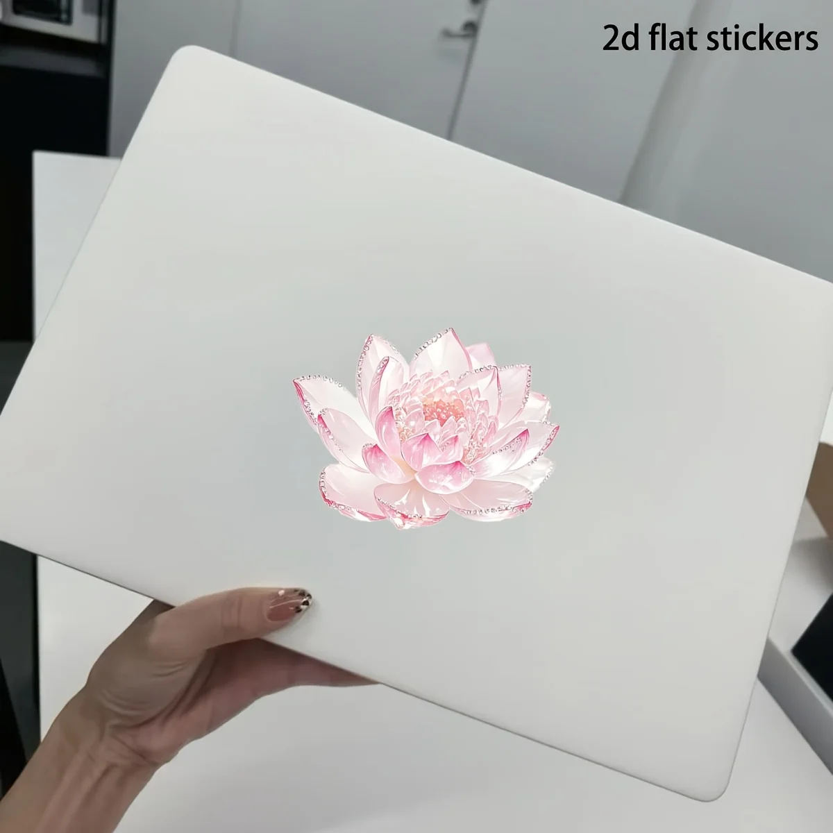 1PC Gradient Pink White Lotus Waterproof Vinyl Sticker, Floral Decal for Car, Laptop, Water Bottle, Phone & Multi-Surface Decor
1PC Gradient Pink White Lotus Waterproof Vinyl Sticker, Floral Decal for Car, Laptop, Water Bottle, Phone & Multi-Surface Decor